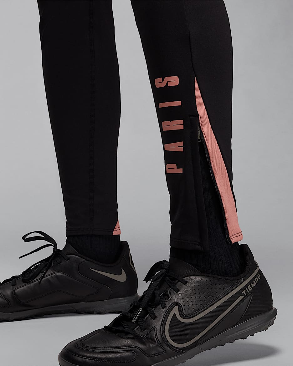 Nike Paris Saint Germain Strike Third Women s Jordan Dri FIT Football Pants Black Polyester Elastane 50 Recycled Polyester